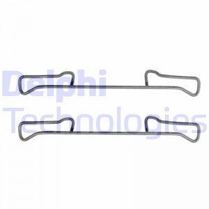 Комплектующие, колодки дискового тормоза LX0155 DELPHI