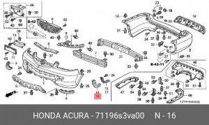 Деталь 71196S3VA00 HONDA