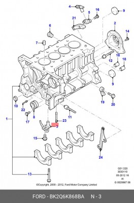 Деталь BK2Q6K868BA FORD