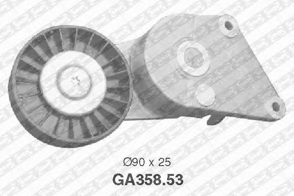 Натяжной ролик, поликлиновой  ремень GA358.53 NTN SNR