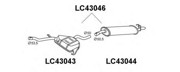 Глушитель выхлопных газов конечный LC43046 VENEPORTE