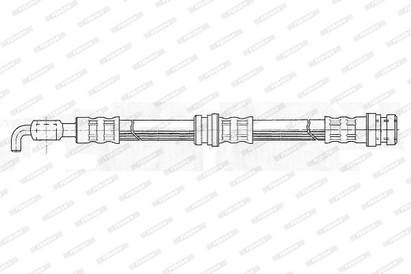Тормозной шланг FHY2221 FERODO