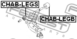 Сайлентблок CHABLEGS FEBEST