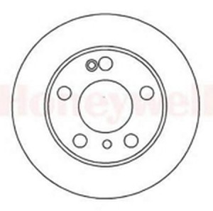 Тормозной диск 561684B BENDIX JURID