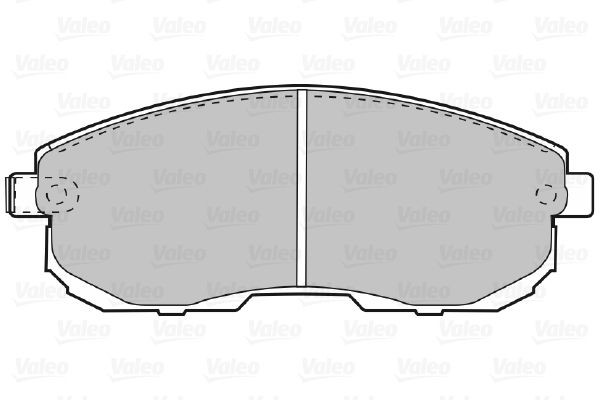 Комплект тормозных колодок, диско 598787 VALEO PHC