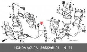 Лямбда-зонд 36532RDJA01 HONDA