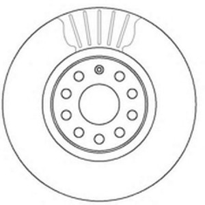 Тормозной диск 562387B BENDIX JURID