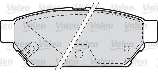 Комплект тормозных колодок, диско 598844 VALEO PHC
