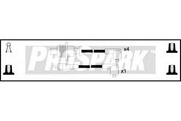 Ккомплект проводов зажигания OES744 STANDARD