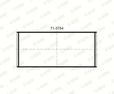 Подшипник 71-3754 GLYCO