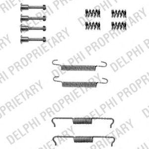Комплектующие, тормозная колодка LY1330 DELPHI
