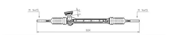 Рулевой механизм DSR587L DELCO REMY