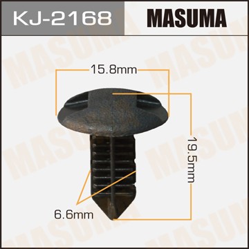 Клипса крепежная KJ2168 MASUMA