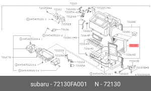 Деталь 72130FA001 SUBARU