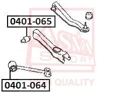 Сайлентблок 0401-065 ASVA