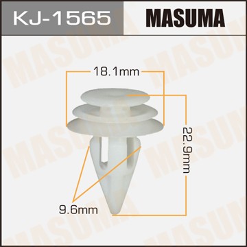 Клипса крепежная KJ1565 MASUMA
