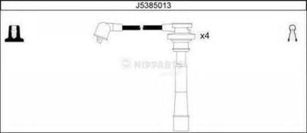 Ккомплект проводов зажигания J5385013 H B JAKOPARTS NIPPARTS