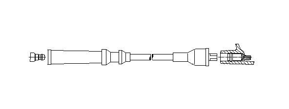 Провод зажигания 6A3362 BREMI