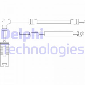 Сигнализатор, износ тормозных колодок LZ0157 DELPHI