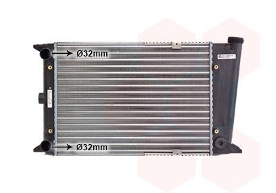 Радиатор, охлаждение двигател 58002006 VAN WEZEL