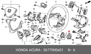 Деталь 36770TL0E01 HONDA