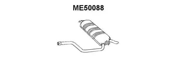 Глушитель выхлопных газов конечный ME50088 VENEPORTE