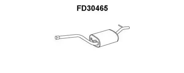 Предглушитель выхлопных газов FD30465 VENEPORTE