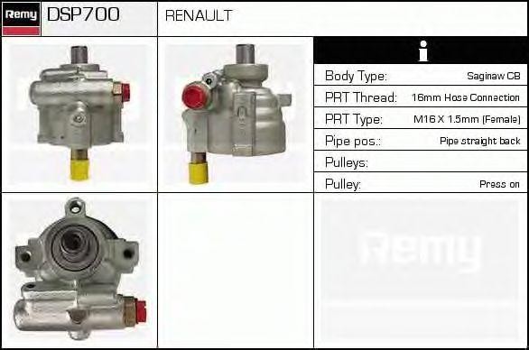 Гидравлический насос, рулевое управление DSP700 DELCO REMY