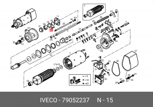 Болт 79052237 IVECO