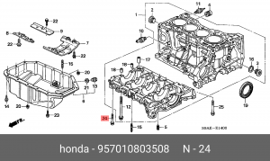 Деталь 957010803508 HONDA