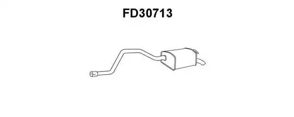 Глушитель выхлопных газов конечный FD30713 VENEPORTE