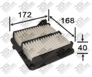 Фильтр воздушный A8503 JS ASAKASHI