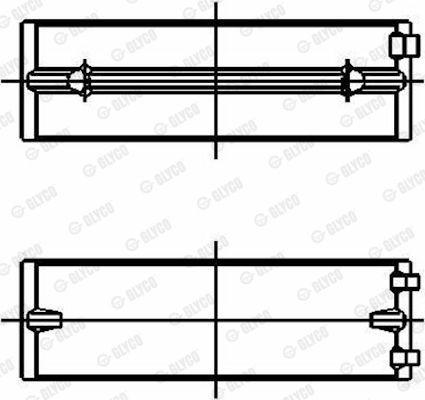 Подшипник 02-3646 GLYCO
