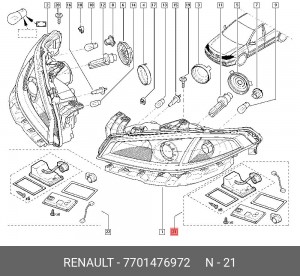 Деталь 7701476972 RENAULT