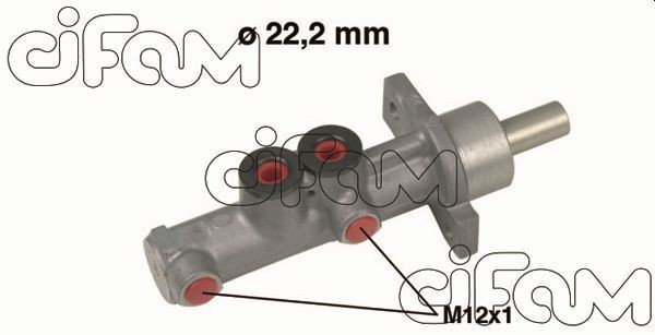Главный тормозной цилиндр 202-597 CIFAM