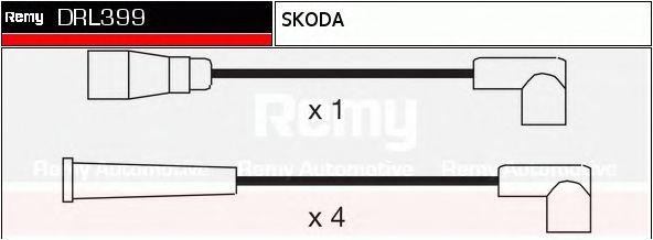Ккомплект проводов зажигания DRL399 DELCO REMY