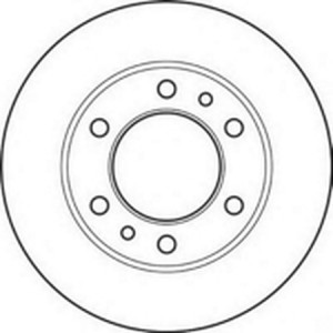 Тормозной диск 561444B BENDIX JURID