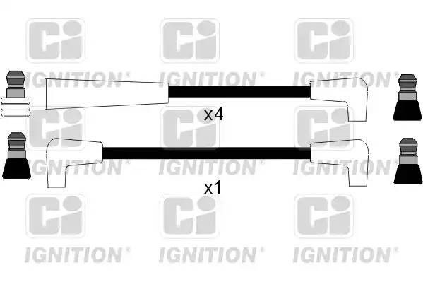 Ккомплект проводов зажигания XC743 QUINTON HAZELL