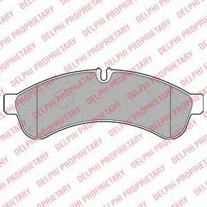 Колодки тормозные дисковые LP2063 DELPHI