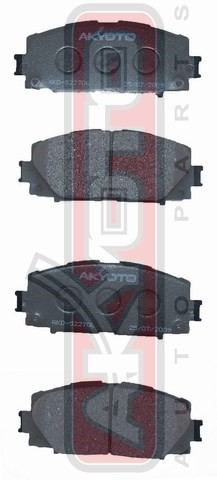 Колодки тормозные дисковые AKD-52270 AKYOTO