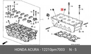 Колпачок маслосъемный 12210PM7003 HONDA