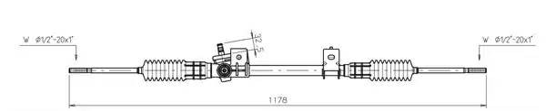 Рулевой механизм DSR629L DELCO REMY