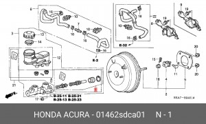 Ремкомплект 01462SDCA01 HONDA