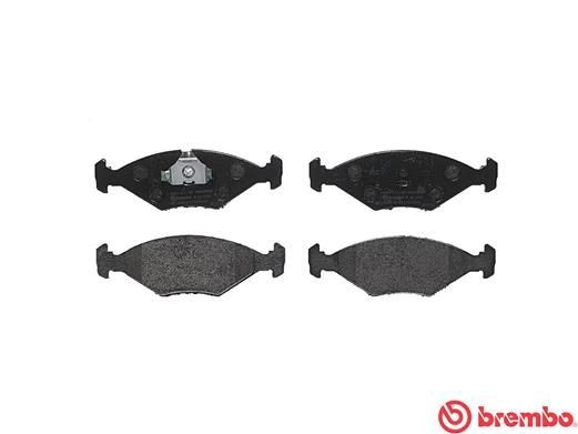 Комплект тормозных колодок, диско P23055 BREMBO