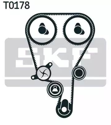 Комплект ремня ГРМ VKMA06800 SKF