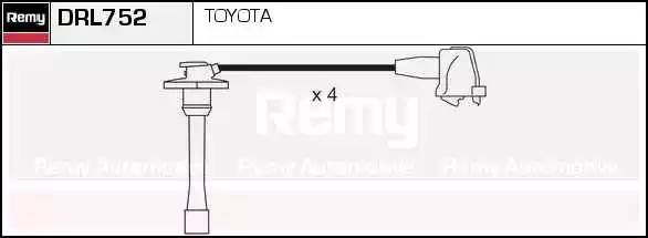 Ккомплект проводов зажигания DRL752 DELCO REMY