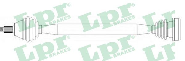 Приводной вал DS51125 LPR