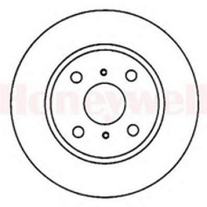 Тормозной диск 561438B BENDIX JURID