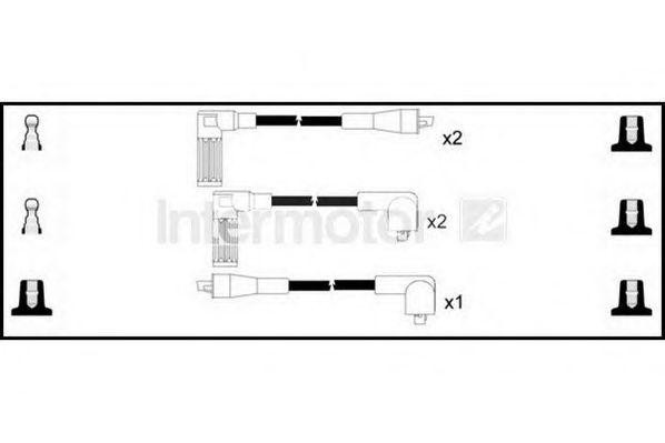 Ккомплект проводов зажигания 73346 STANDARD