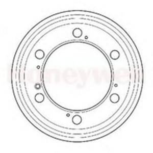 Тормозной барабан 329134B BENDIX JURID